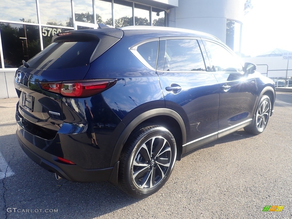 2023 CX-5 S Premium Plus AWD - Deep Crystal Blue Mica / Black photo #2