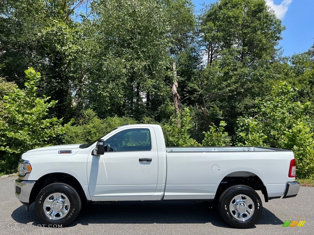 Bright White 2024 Ram 2500 Tradesman Regular Cab 4x4 Exterior Photo #146460806
