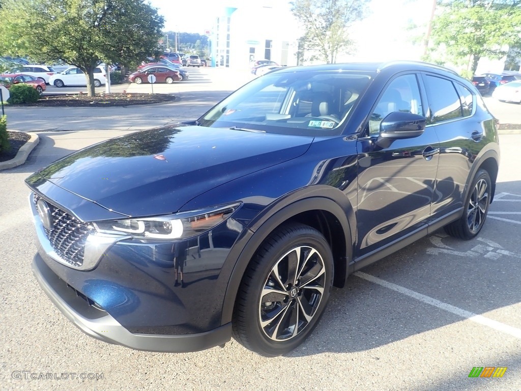 2023 CX-5 S Premium Plus AWD - Deep Crystal Blue Mica / Black photo #6