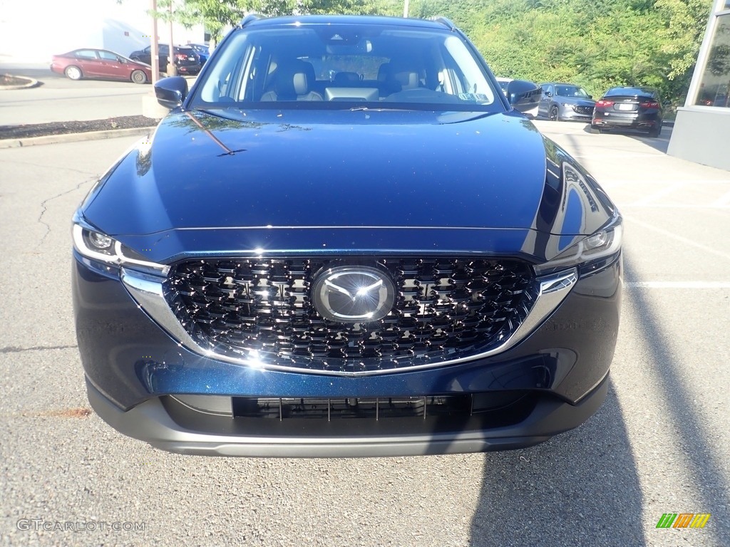2023 CX-5 S Premium Plus AWD - Deep Crystal Blue Mica / Black photo #7