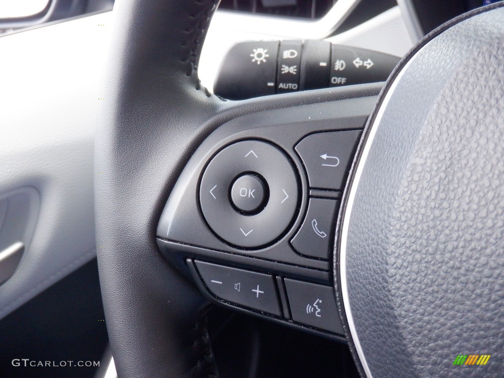 2022 Toyota Corolla Hatchback XSE Moonstone Steering Wheel Photo #146461292