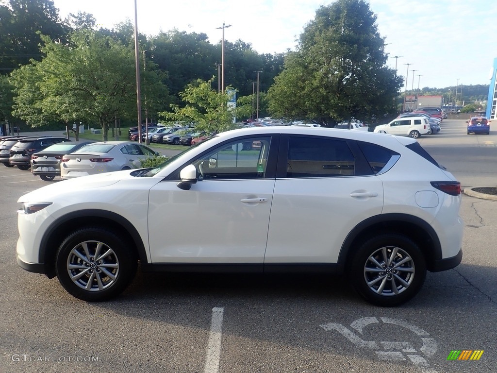 2023 CX-5 S Select AWD - Rhodium White Metallic / Silk Beige photo #6