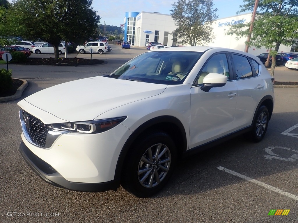 2023 CX-5 S Select AWD - Rhodium White Metallic / Silk Beige photo #7