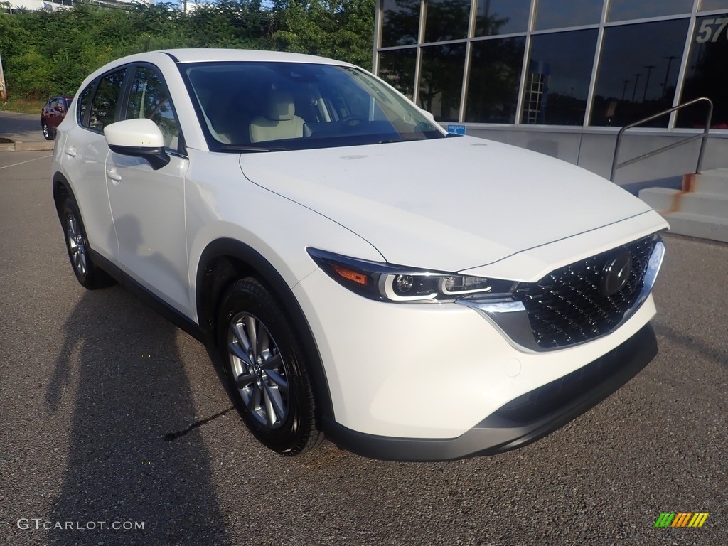 2023 CX-5 S Select AWD - Rhodium White Metallic / Silk Beige photo #9