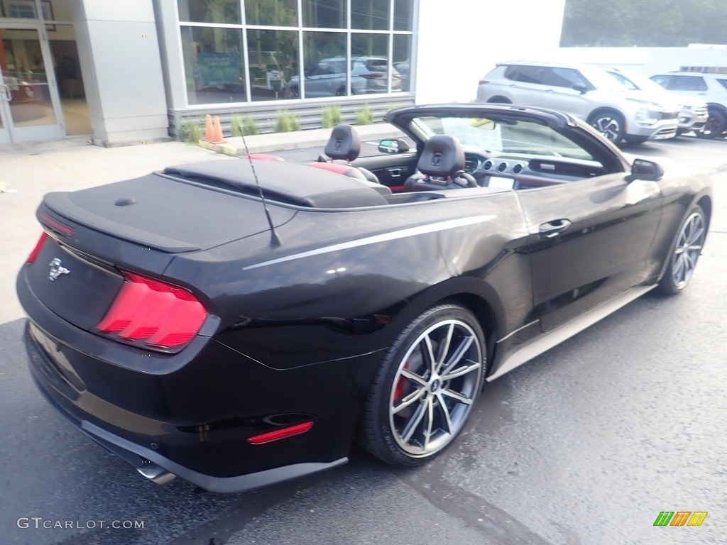 2019 Mustang EcoBoost Premium Convertible - Shadow Black / Showstopper Red photo #2