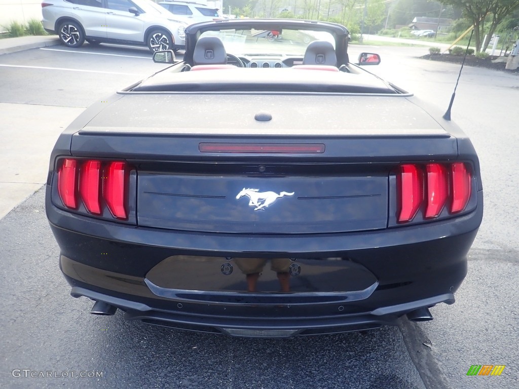 2019 Mustang EcoBoost Premium Convertible - Shadow Black / Showstopper Red photo #3