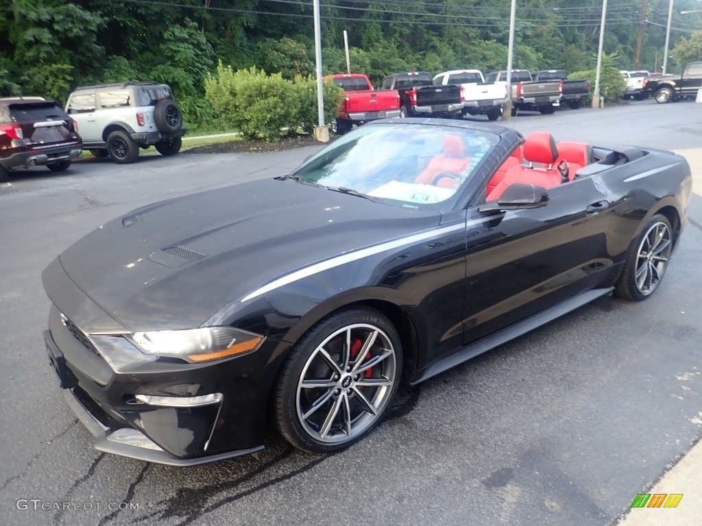 2019 Mustang EcoBoost Premium Convertible - Shadow Black / Showstopper Red photo #6