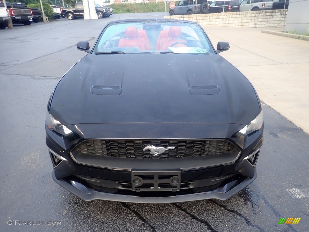 2019 Mustang EcoBoost Premium Convertible - Shadow Black / Showstopper Red photo #7