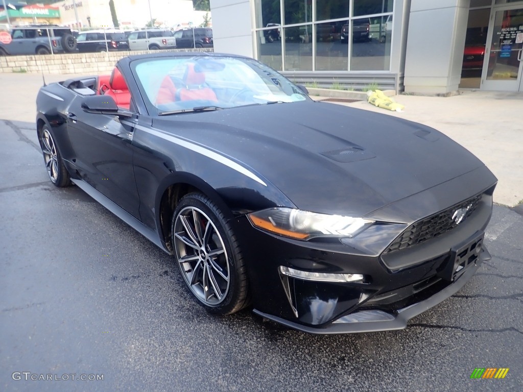 2019 Mustang EcoBoost Premium Convertible - Shadow Black / Showstopper Red photo #8