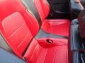 2019 Ford Mustang Showstopper Red Interior Rear Seat Photo