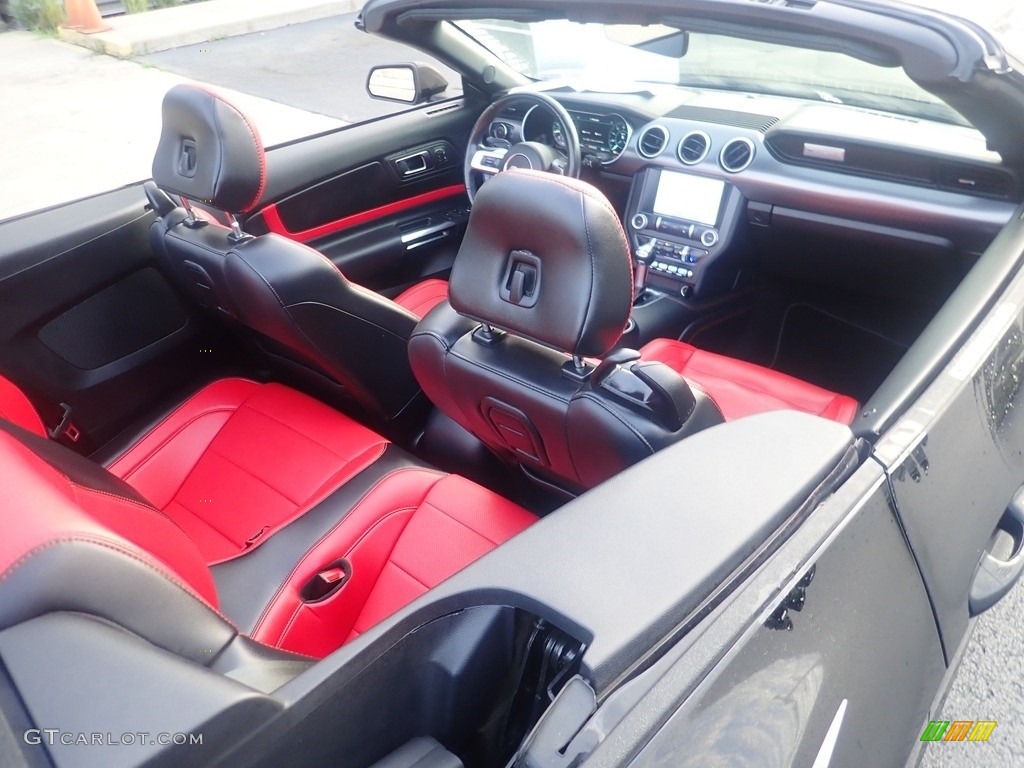 2019 Mustang EcoBoost Premium Convertible - Shadow Black / Showstopper Red photo #16