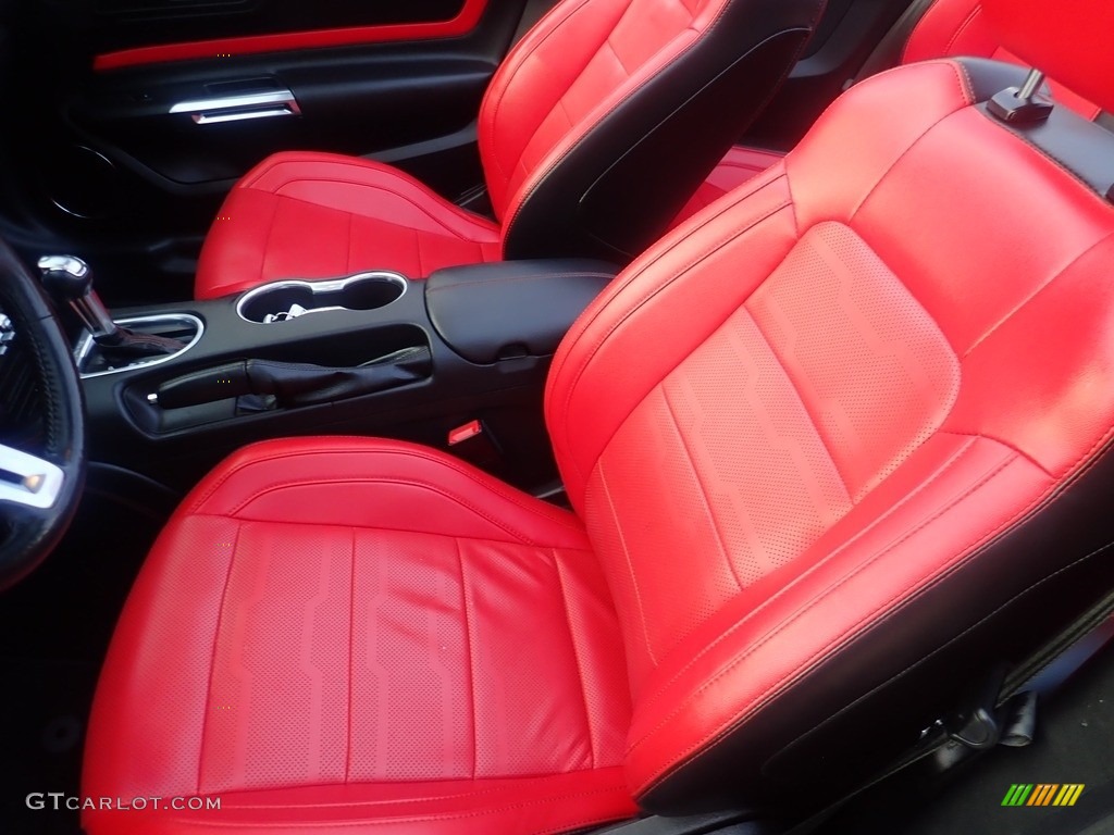 2019 Mustang EcoBoost Premium Convertible - Shadow Black / Showstopper Red photo #19