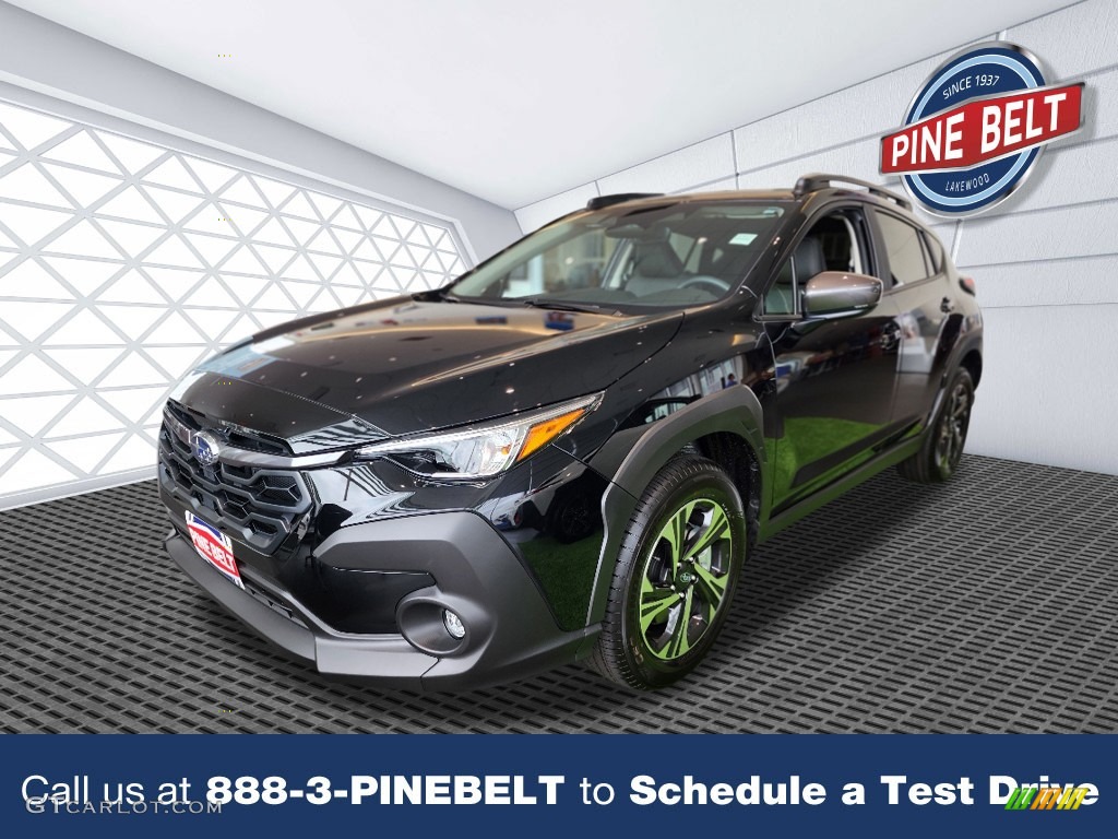 2024 Crosstrek Premium - Crystal Black Silica / Gray photo #1