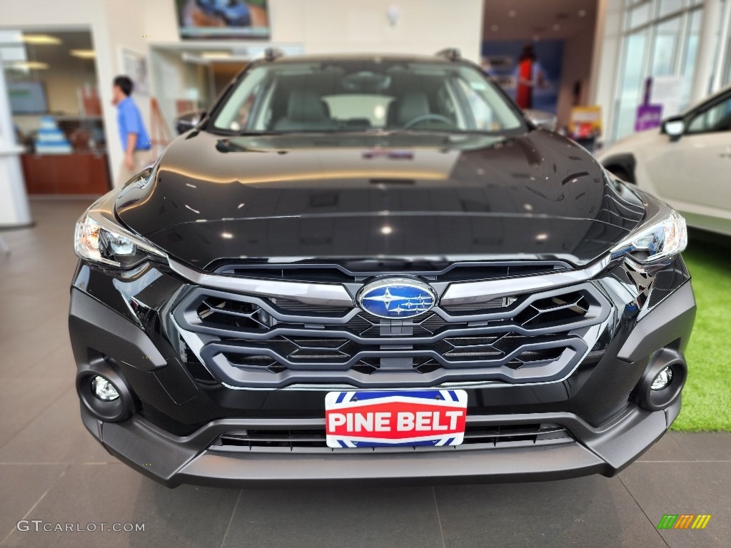 2024 Crosstrek Premium - Crystal Black Silica / Gray photo #2