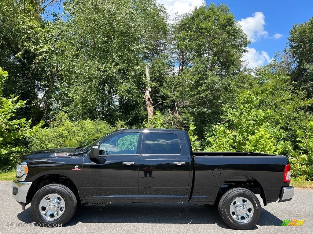 Diamond Black Crystal Pearl 2024 Ram 2500 Tradesman Crew Cab 4x4 Exterior Photo #146462438