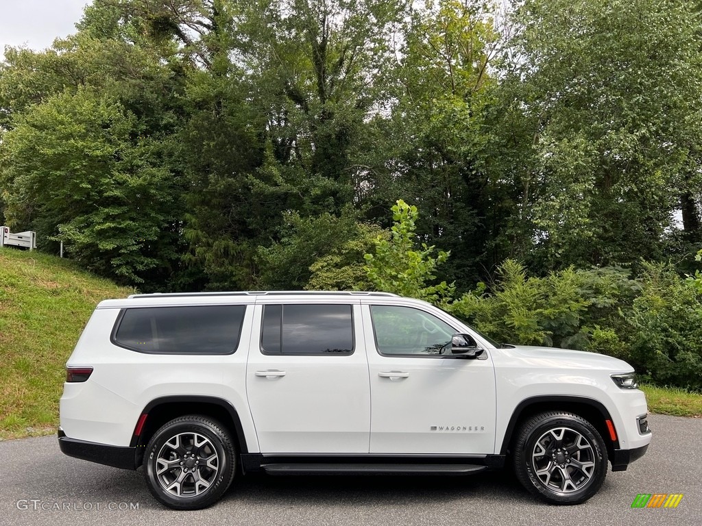 Bright White 2023 Jeep Wagoneer L Series III 4x4 Exterior Photo #146462654