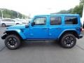 Hydro Blue Pearl 2024 Jeep Wrangler 4-Door Rubicon X 4xe Hybrid Exterior