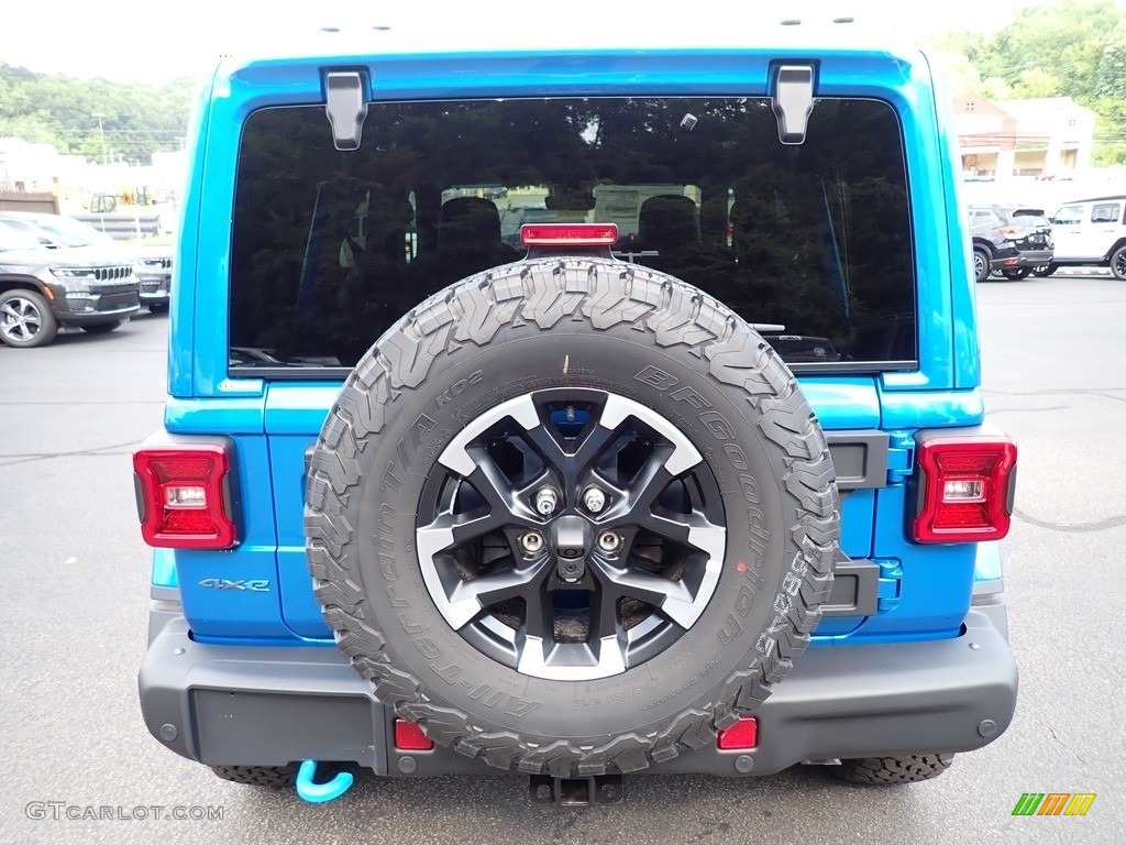 2024 Wrangler 4-Door Rubicon X 4xe Hybrid - Hydro Blue Pearl / Black photo #4