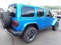 2024 Hydro Blue Pearl Jeep Wrangler 4-Door Rubicon X 4xe Hybrid  photo #6