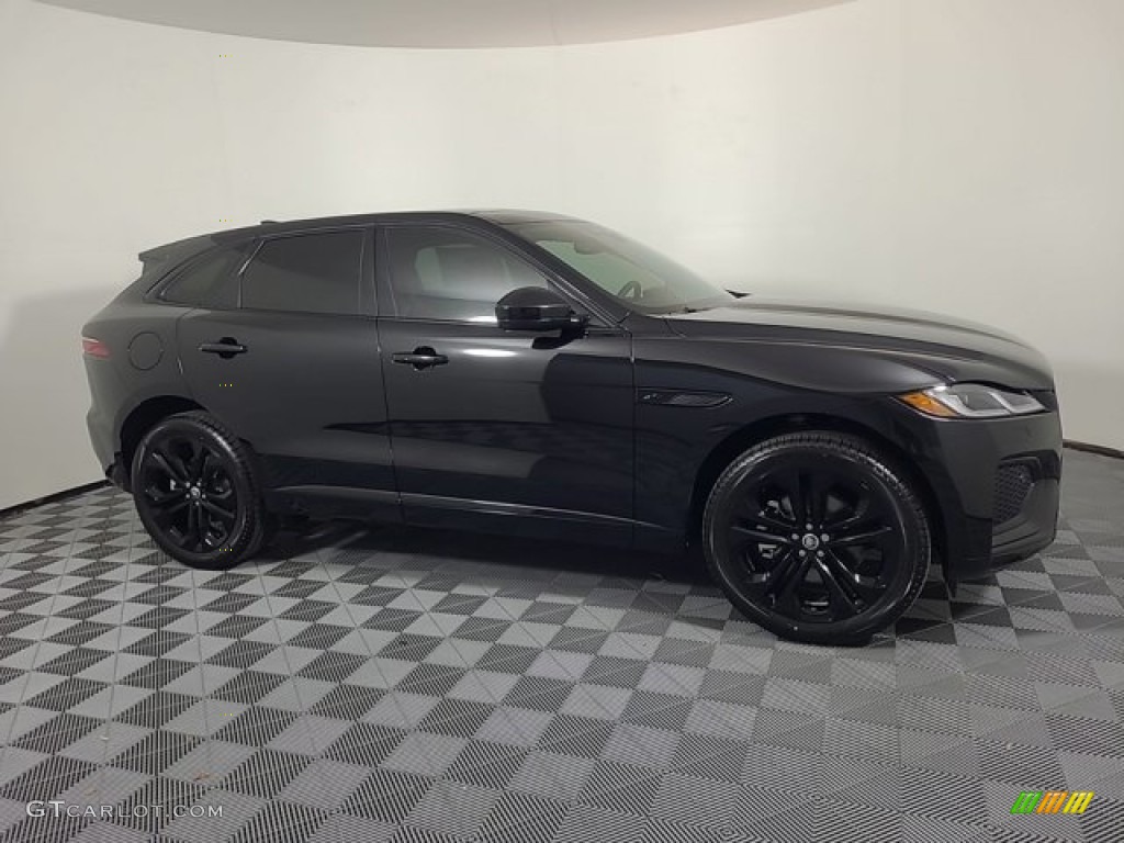 Santorini Black Metallic 2024 Jaguar F-PACE P250 R-Dynamic S Exterior Photo #146463538