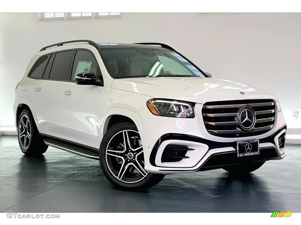 Polar White 2024 Mercedes-Benz GLS 450 4Matic Exterior Photo #146463573