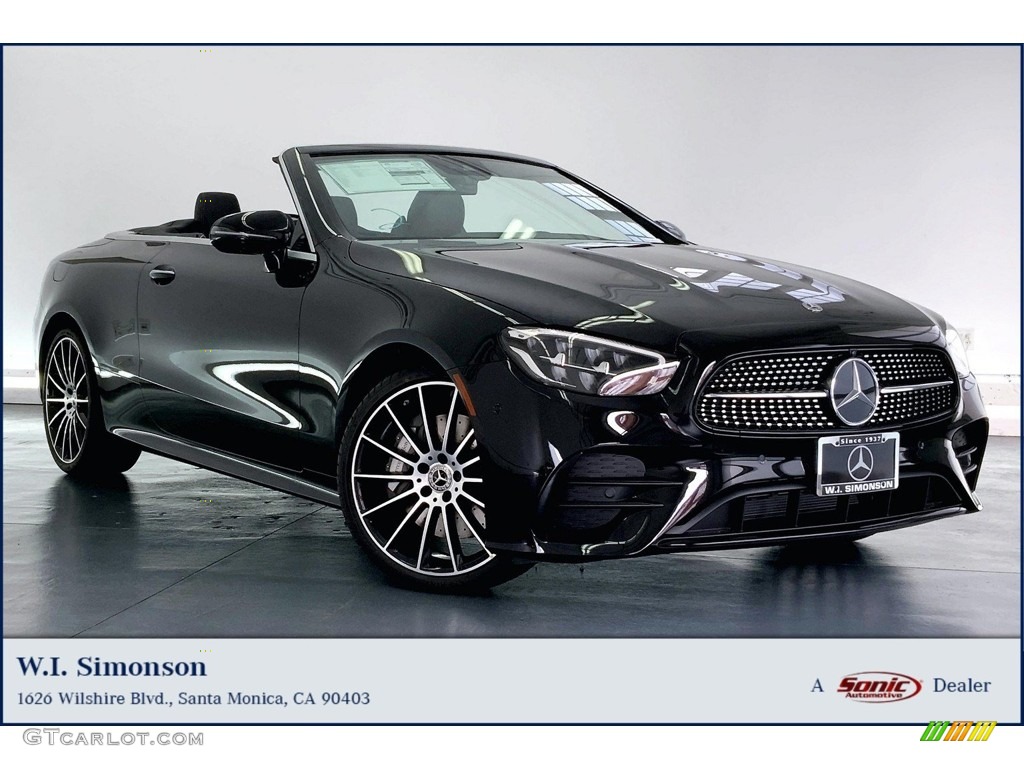 2023 E 450 Cabriolet - Black / Black photo #1