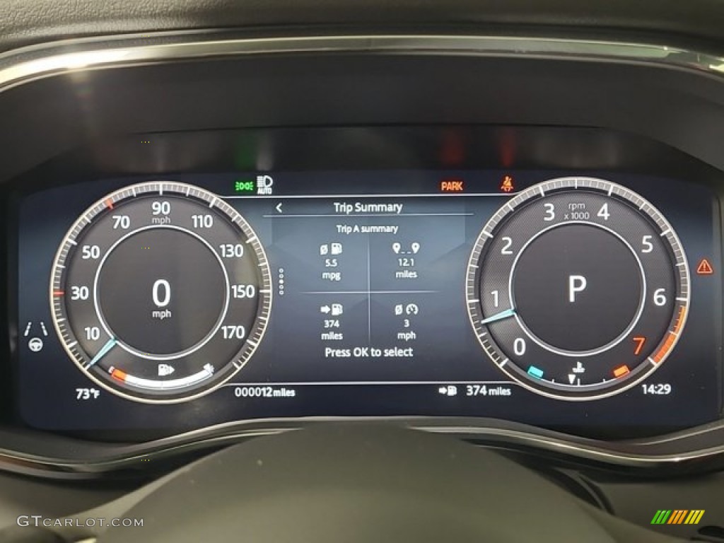2024 F-PACE P250 R-Dynamic S - Santorini Black Metallic / Mars Red/Ebony photo #15
