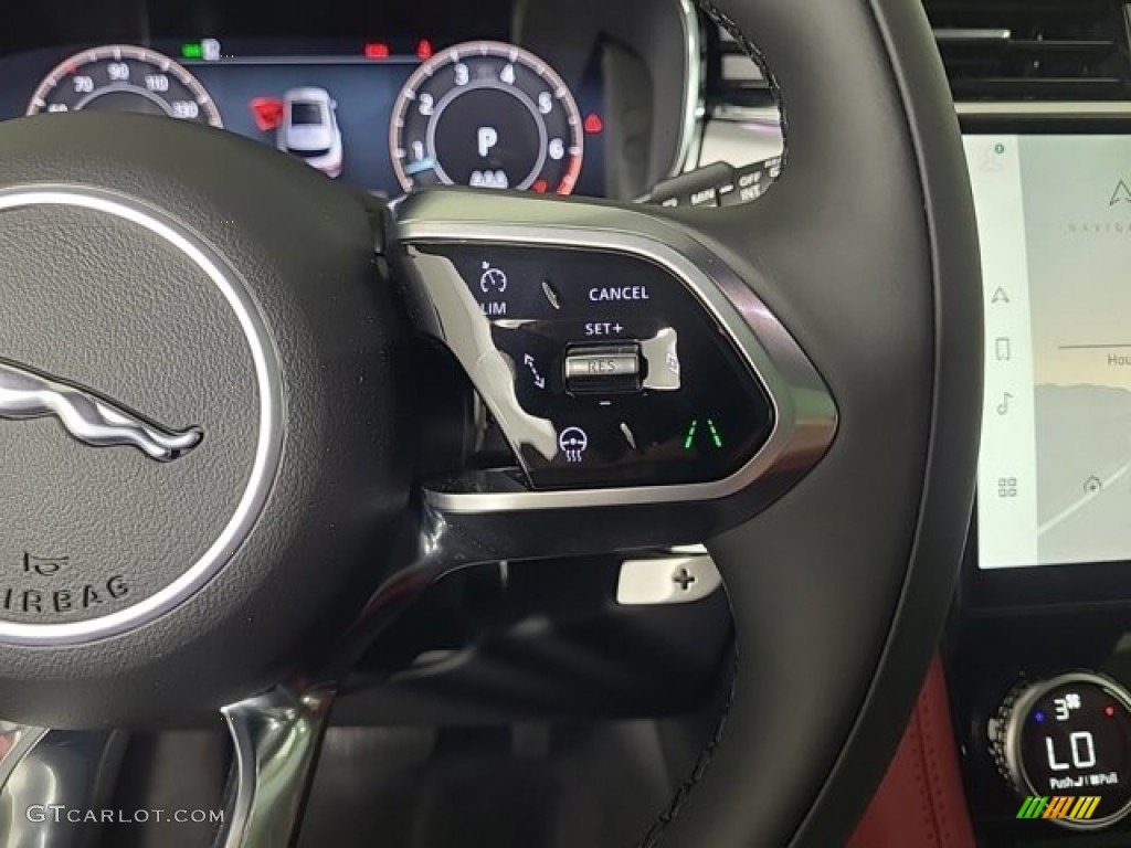 2024 F-PACE P250 R-Dynamic S - Santorini Black Metallic / Mars Red/Ebony photo #19