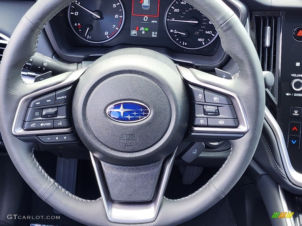 2024 Subaru Outback Limited XT Slate Black Steering Wheel Photo #146463729