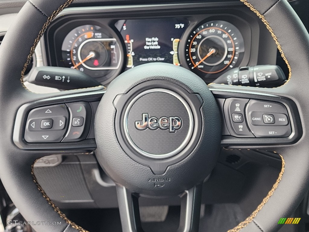 2024 Jeep Wrangler Sport 4x4 Black Steering Wheel Photo #146464178