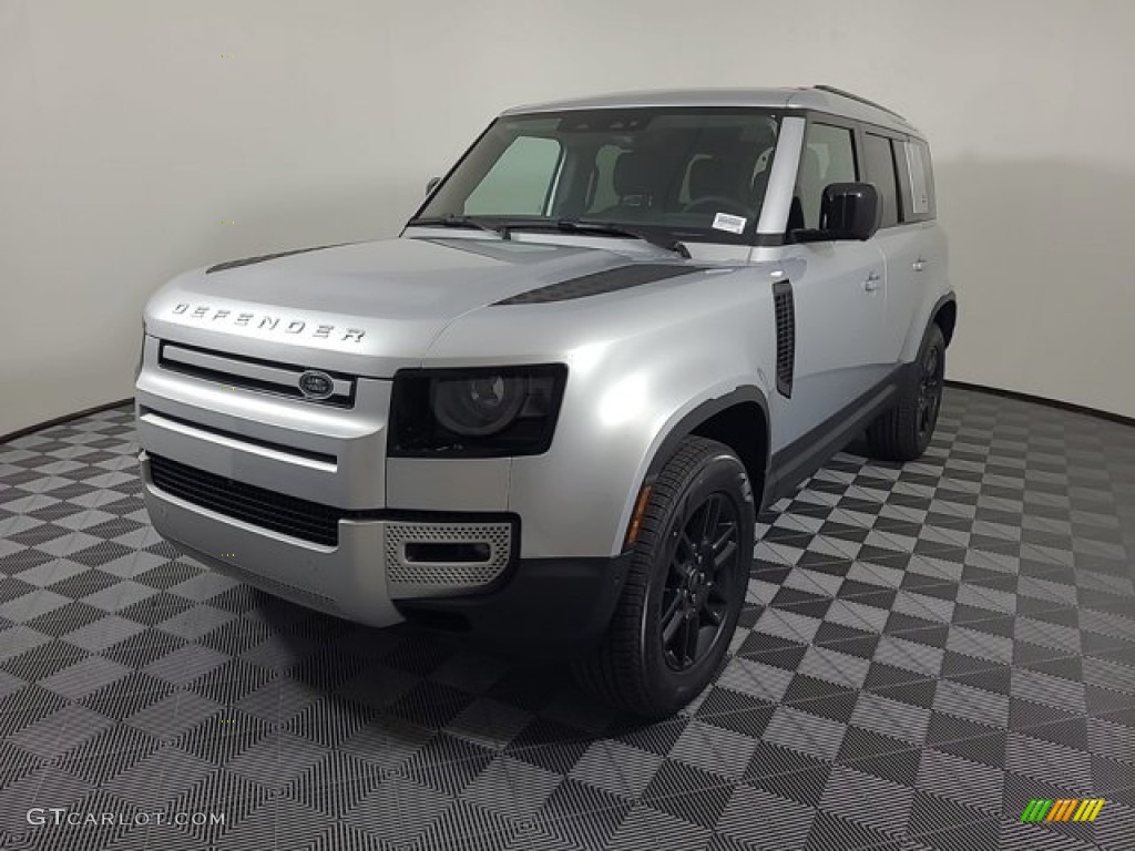 2023 Defender 110 SE - Hakuba Silver Metallic / Ebony photo #1