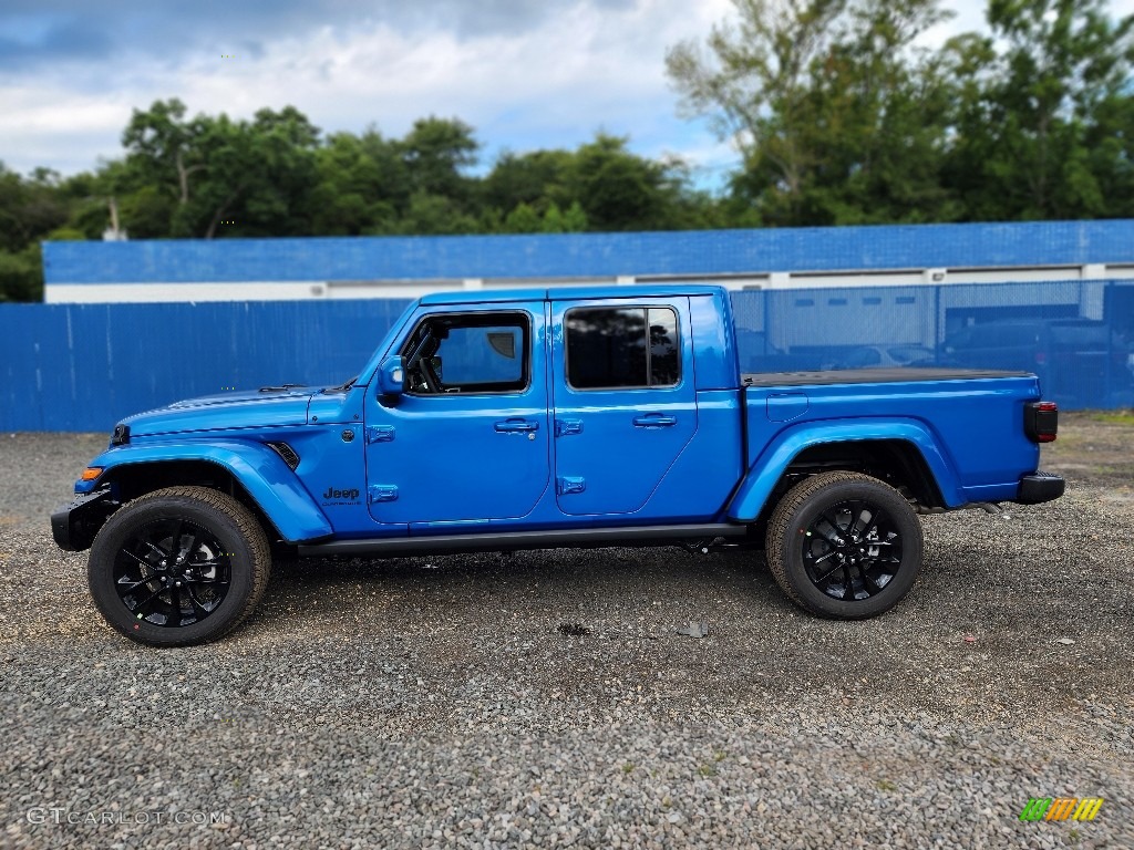 2023 Gladiator High Altitude 4x4 - Hydro Blue Pearl / Steel Gray/Global Black photo #3