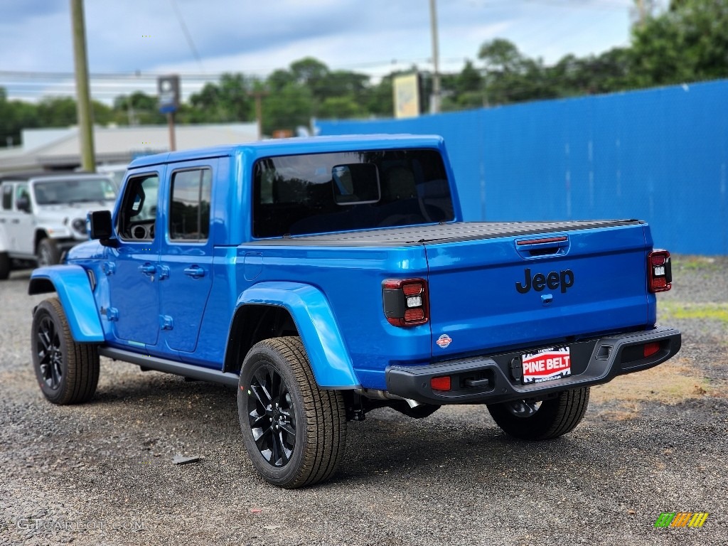 2023 Gladiator High Altitude 4x4 - Hydro Blue Pearl / Steel Gray/Global Black photo #4