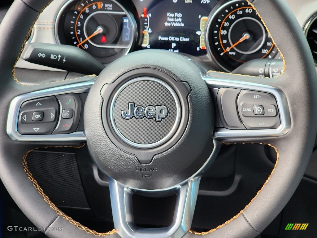 2023 Jeep Gladiator High Altitude 4x4 Steel Gray/Global Black Steering Wheel Photo #146464675