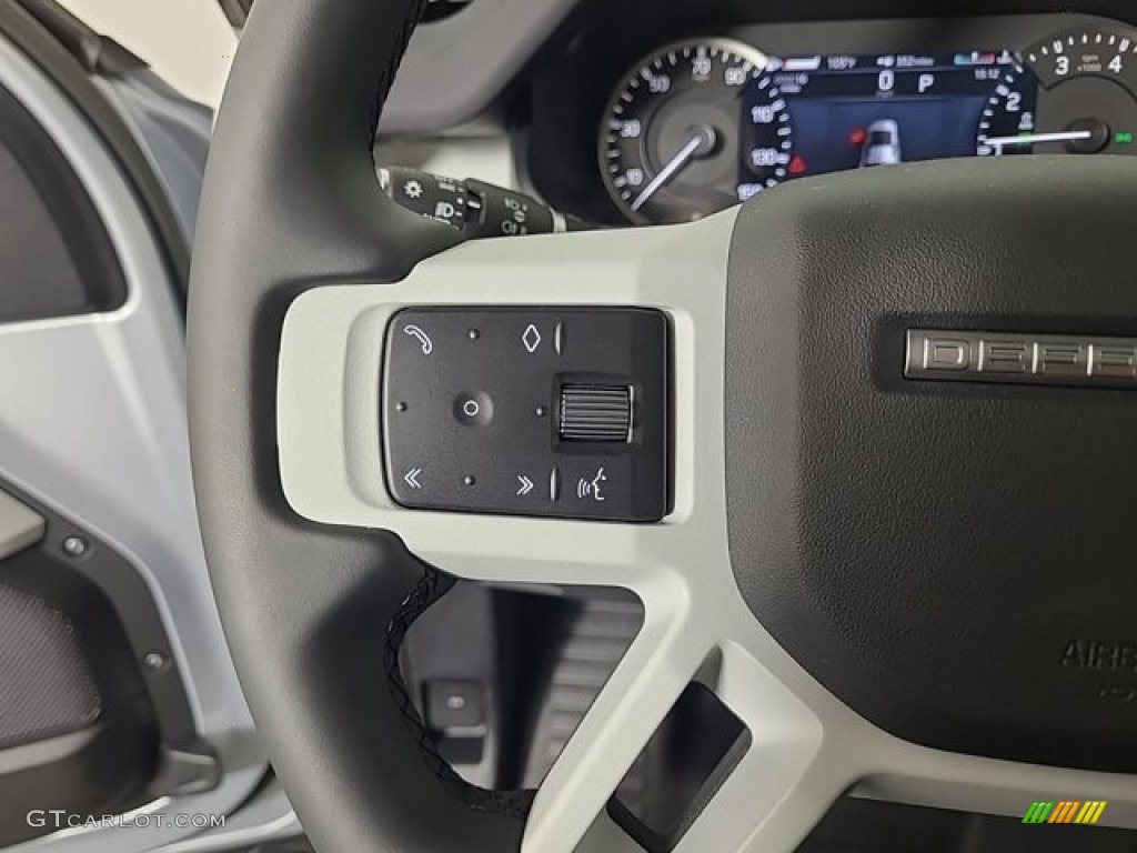 2023 Land Rover Defender 110 SE Ebony Steering Wheel Photo #146464770