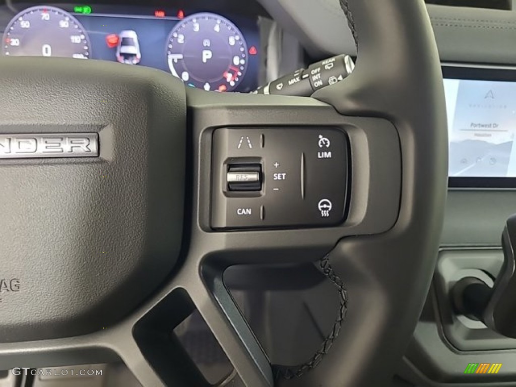 2023 Land Rover Defender 90 X-Dynamic SE Ebony Steering Wheel Photo #146465110