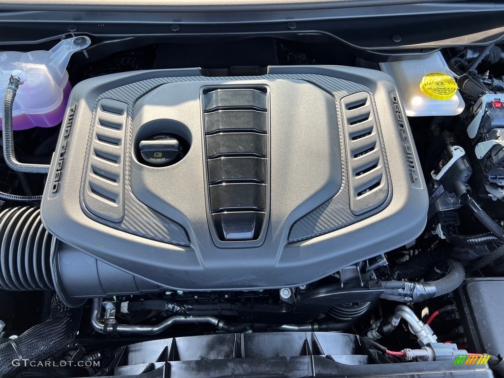 2023 Jeep Wagoneer L Carbide 3.0 Liter Twin-Turbocharged DOHC 24-Valve VVT Hurricane Inline 6 Cylinder Engine Photo #146465511