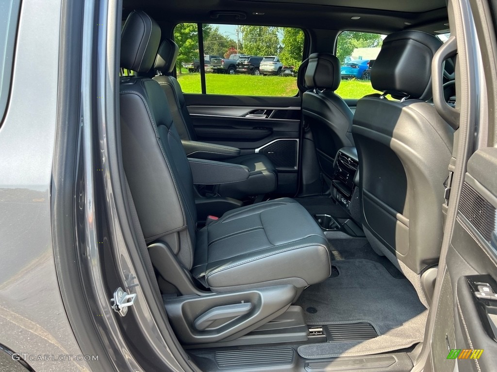 2023 Jeep Wagoneer L Carbide Rear Seat Photo #146465667