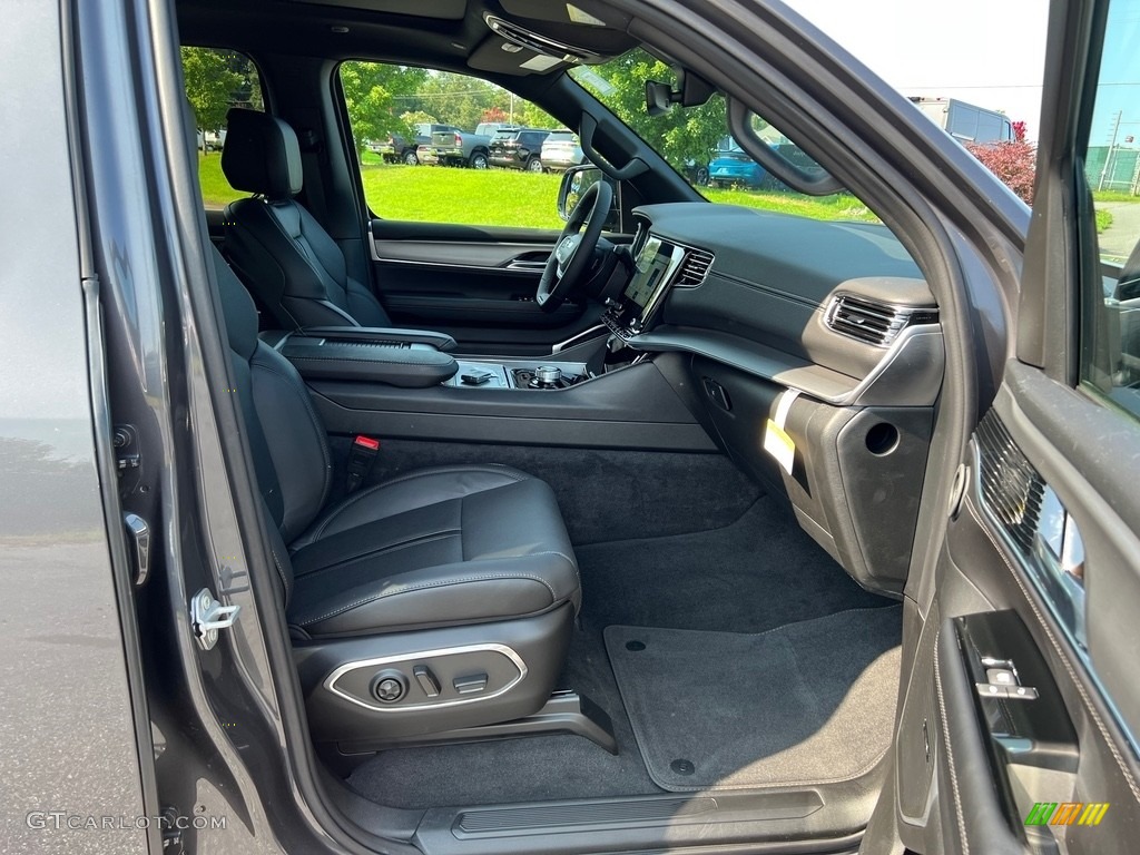 2023 Jeep Wagoneer L Carbide Front Seat Photos