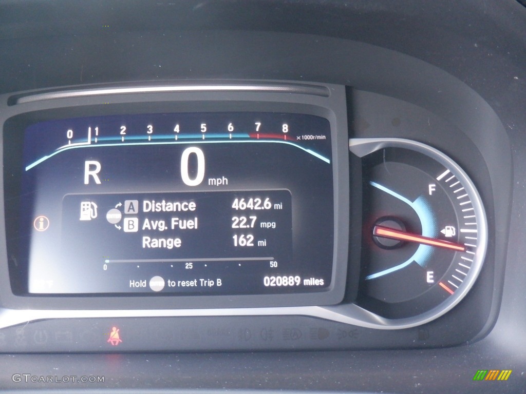 2021 Pilot EX-L AWD - Obsidian Blue Pearl / Gray photo #37