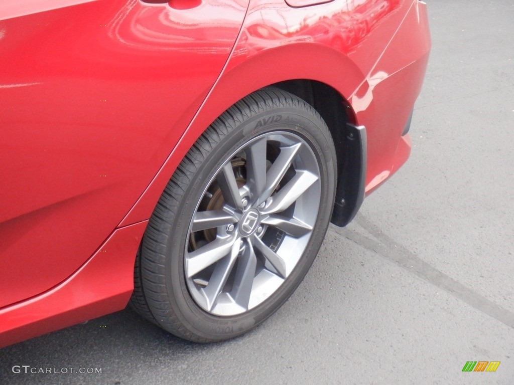 2020 Civic EX Sedan - Molten Lava Pearl / Black photo #2
