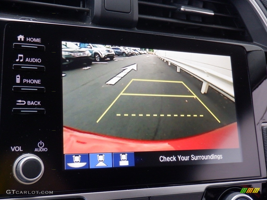2020 Civic EX Sedan - Molten Lava Pearl / Black photo #17