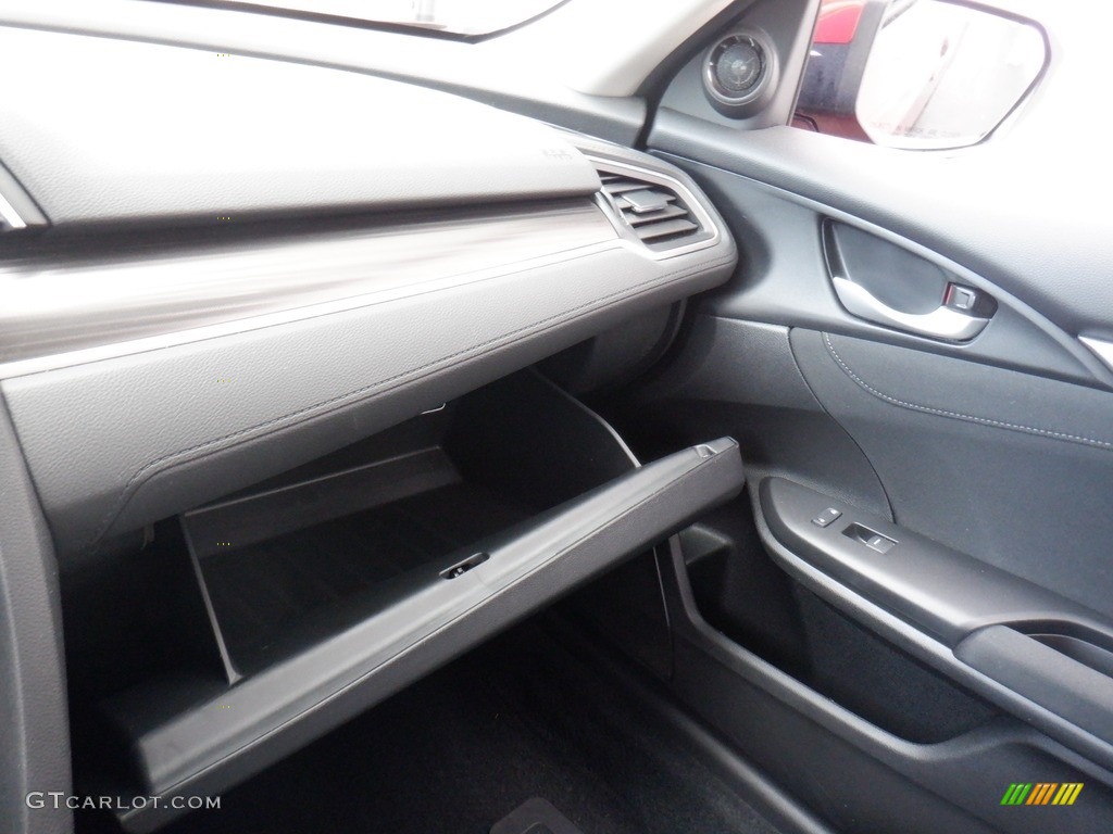 2020 Civic EX Sedan - Molten Lava Pearl / Black photo #25