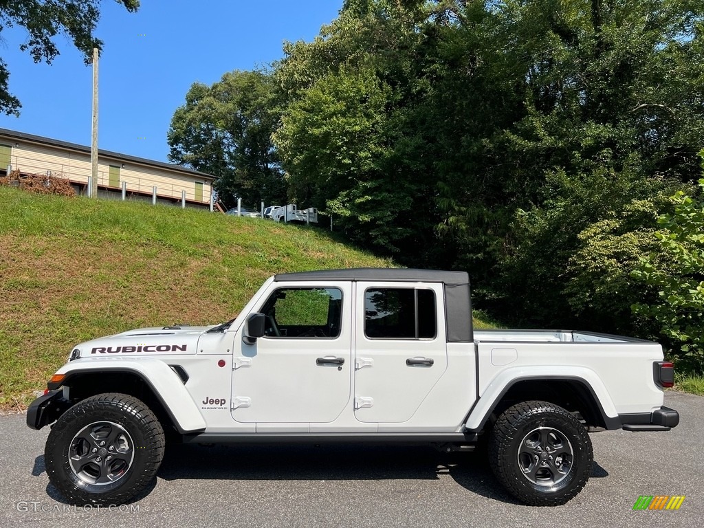 2023 Gladiator Rubicon 4x4 - Bright White / Black photo #1
