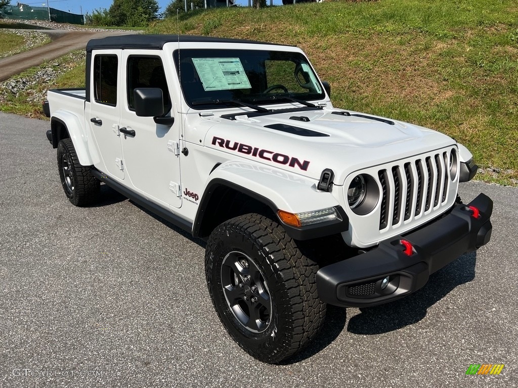 2023 Gladiator Rubicon 4x4 - Bright White / Black photo #4