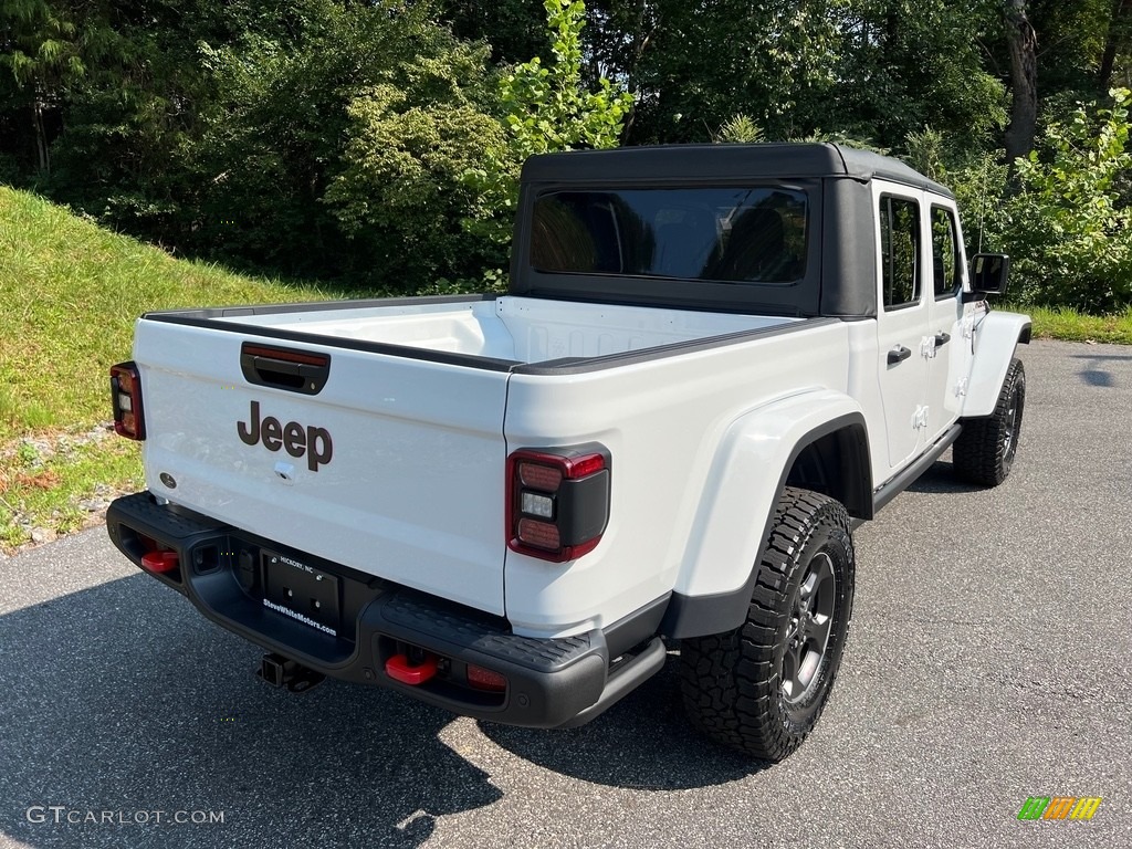 2023 Gladiator Rubicon 4x4 - Bright White / Black photo #6