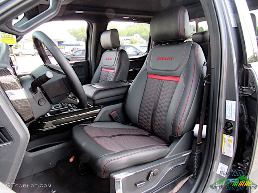 Black Interior 2023 Ford F150 Shelby SuperCrew 4x4 Photo #146467509
