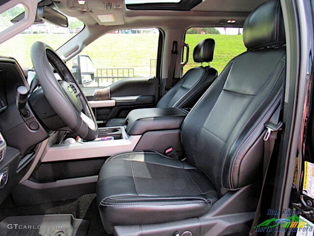 2019 F450 Super Duty Lariat Crew Cab 4x4 - Agate Black / Black photo #3