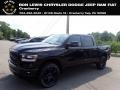 Diamond Black Crystal Pearl 2023 Ram 1500 Big Horn Night Edition Crew Cab 4x4