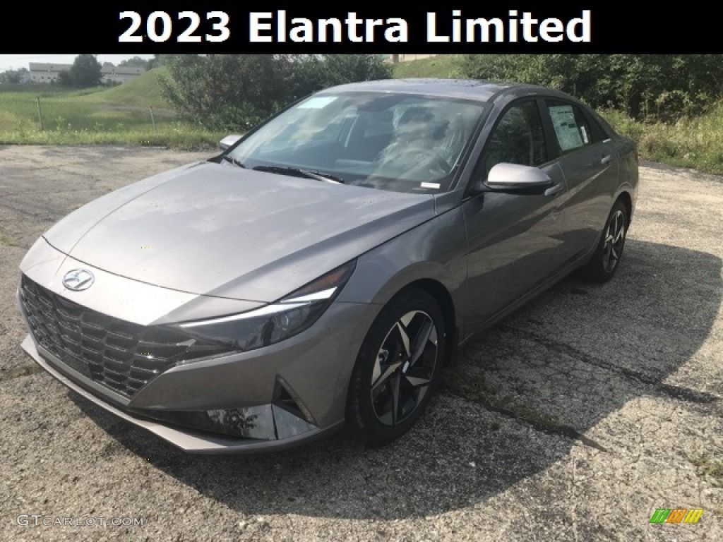 2023 Elantra Limited - Fluid Metal / Black photo #1